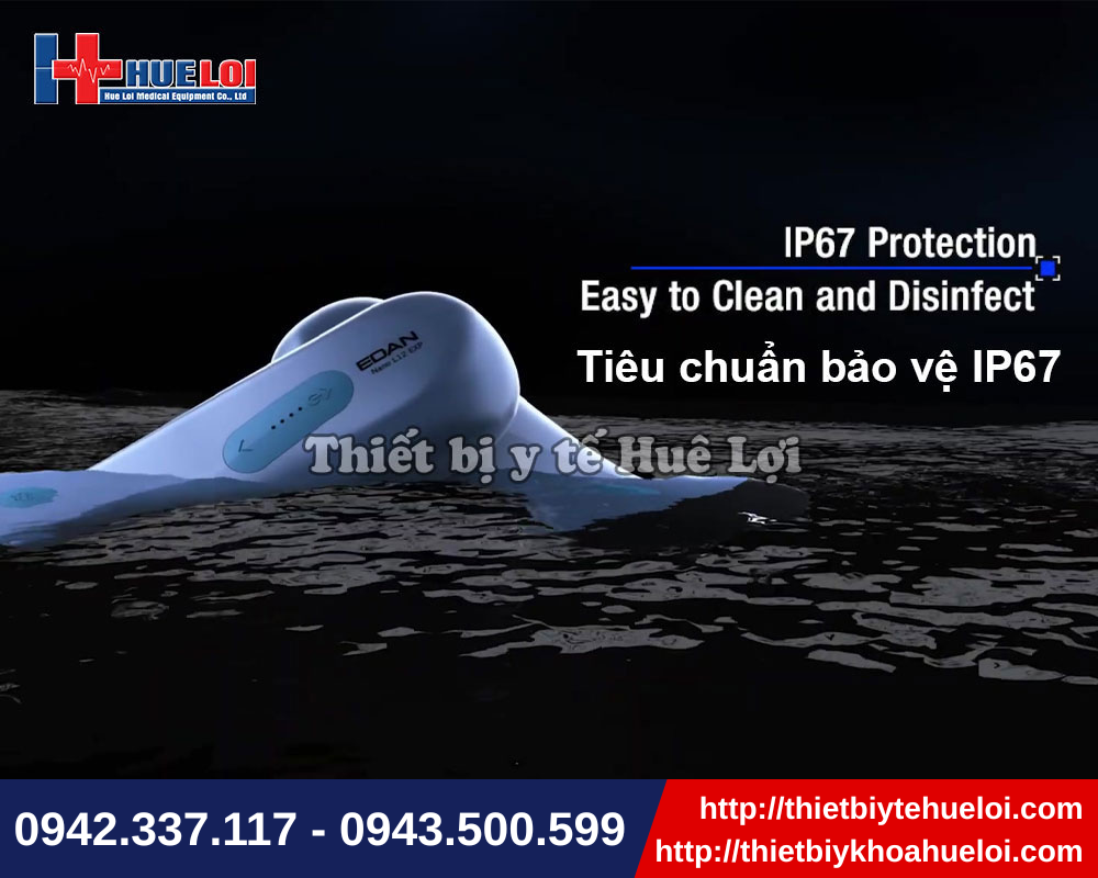 Máy siêu âm cầm tay nhỏ gọn đạt tiêu chuẩn IP67