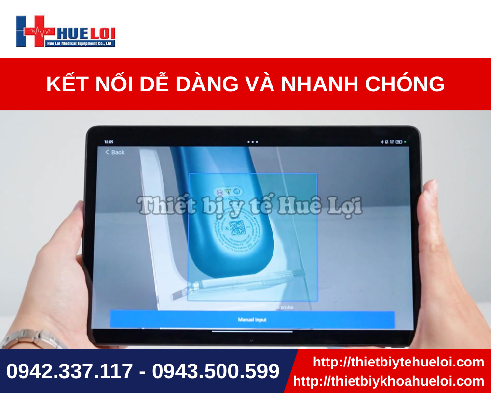 Máy siêu âm di động EDAN dễ dàng kết nối