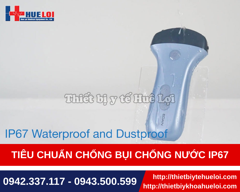 Máy siêu âm EDAN C5 hiện đại đạt chuẩn IP67
