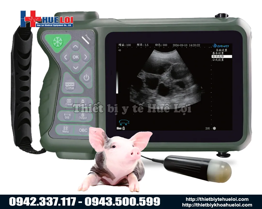 Máy siêu âm thai cho heo nái chuyên dụng